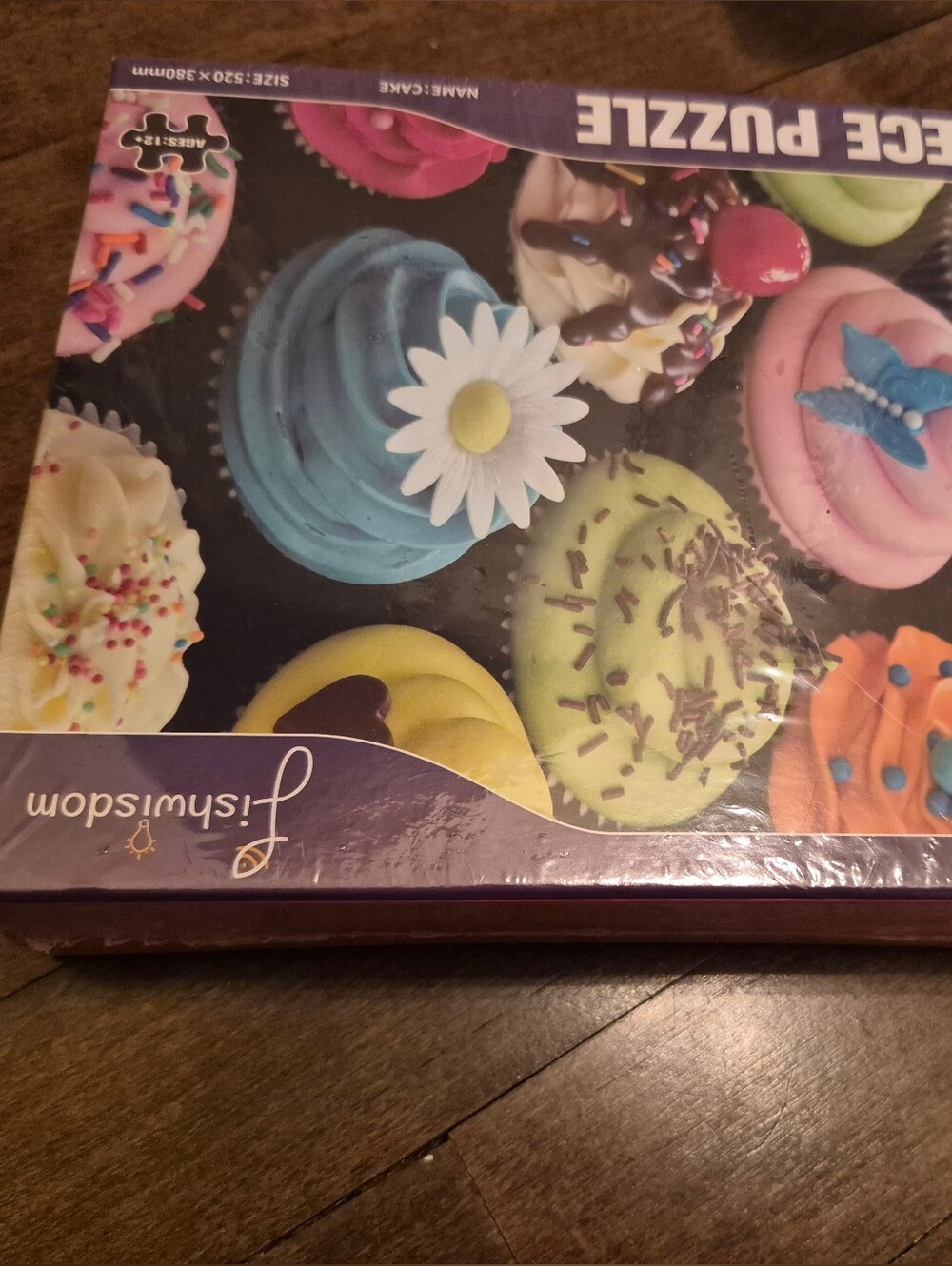 520 By 380 mm 500-Piece Cupcake Puzzle - Multi-Color Lishwisdom NEW Sealed